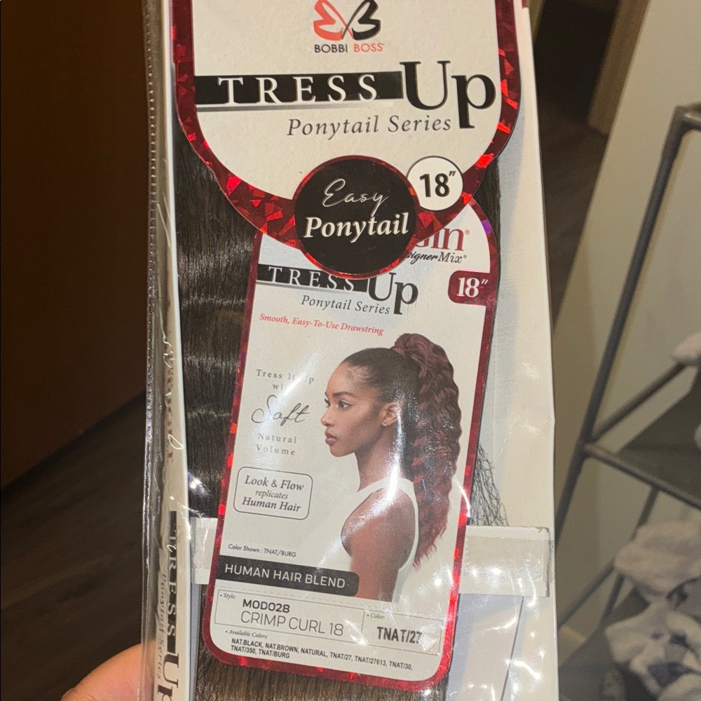 Tress Up Easy Ponytail 18" - Natural Black - Picture 7 of 7